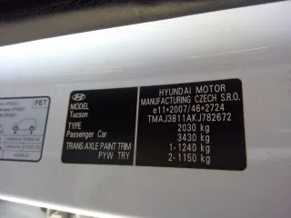 Hyundai Tucson 1.6 Gdi 2wd 6mt 2019 – fotografia 11